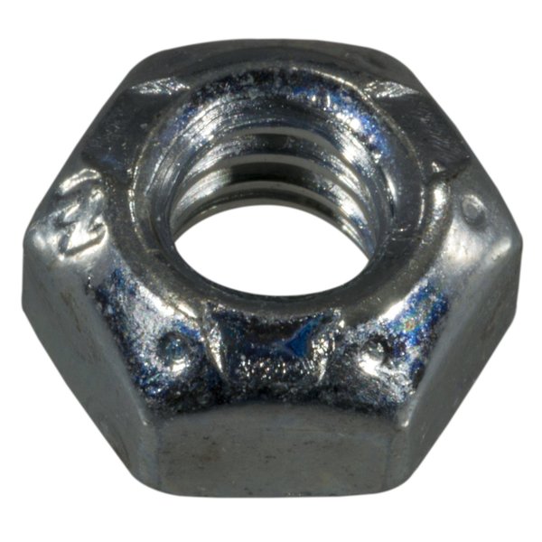 Midwest Fastener Standard Hex Top Lock Lock Nut, 1/4"-20, Steel, Grade 2, Zinc Plated, 100 PK 09730